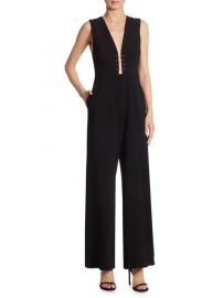 Zimmermann - Baton Crepe Jumpsuit at Saks Fifth Avenue